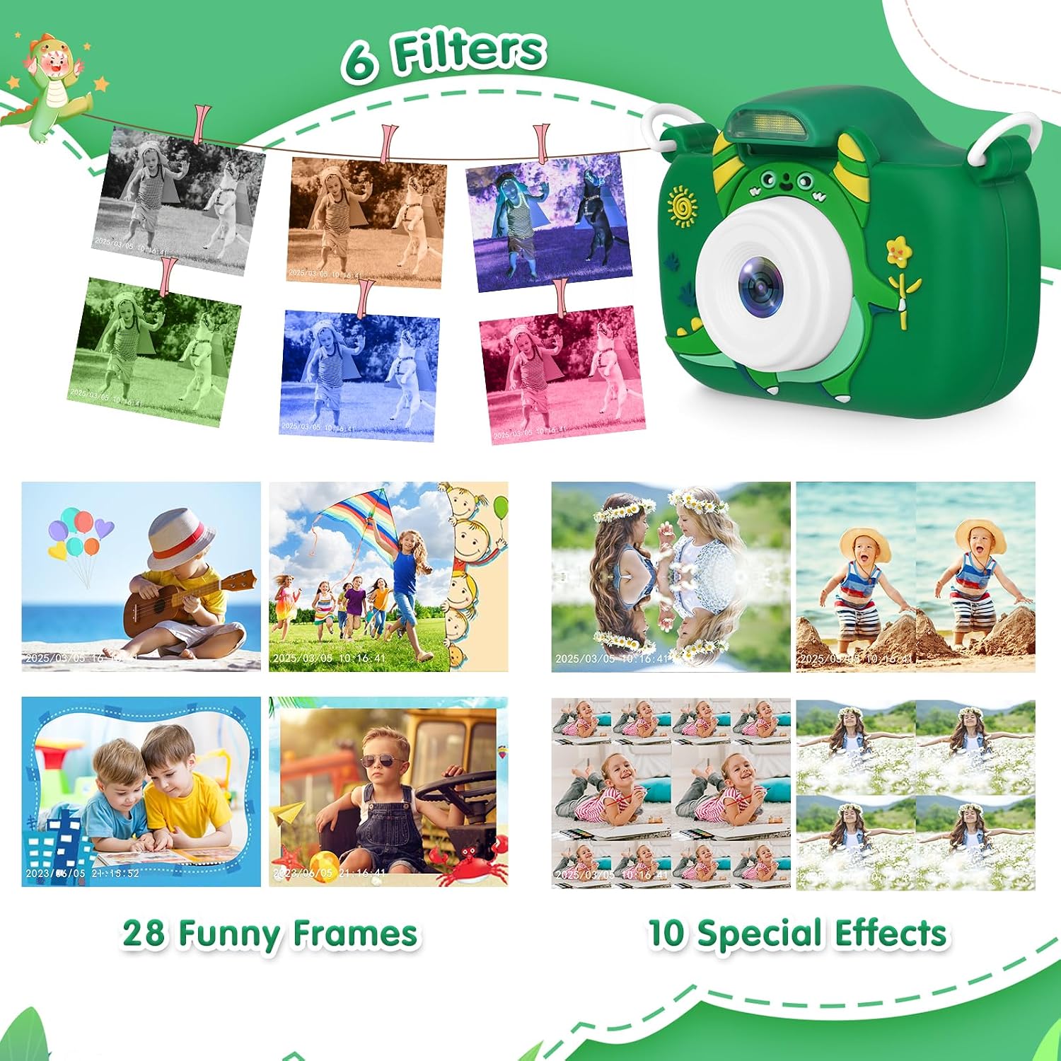 Detalle de Kids Digital Camera 1080P 32GB