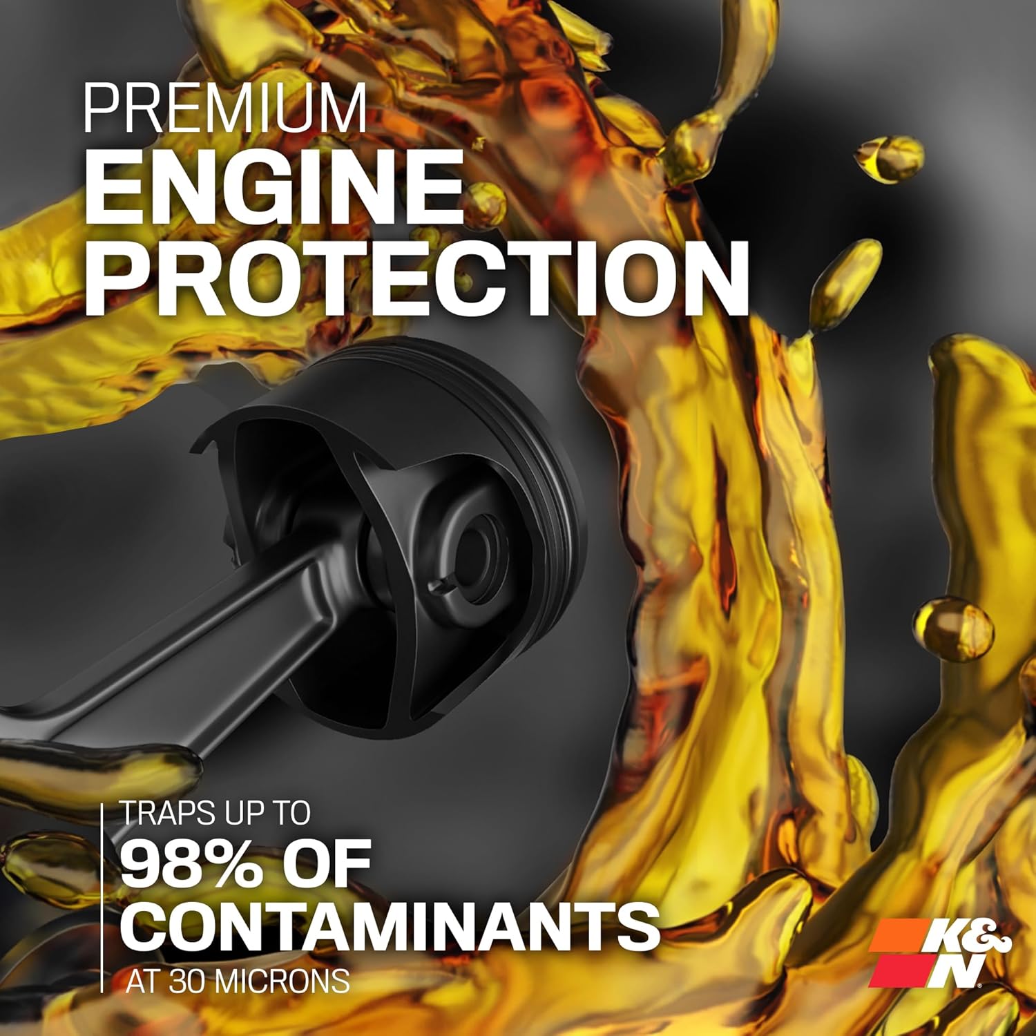 Thumbnail 2 de K&N Filtro olio per motociclette KN-153 (78x85mm) per Ducati e Bimota selezionati