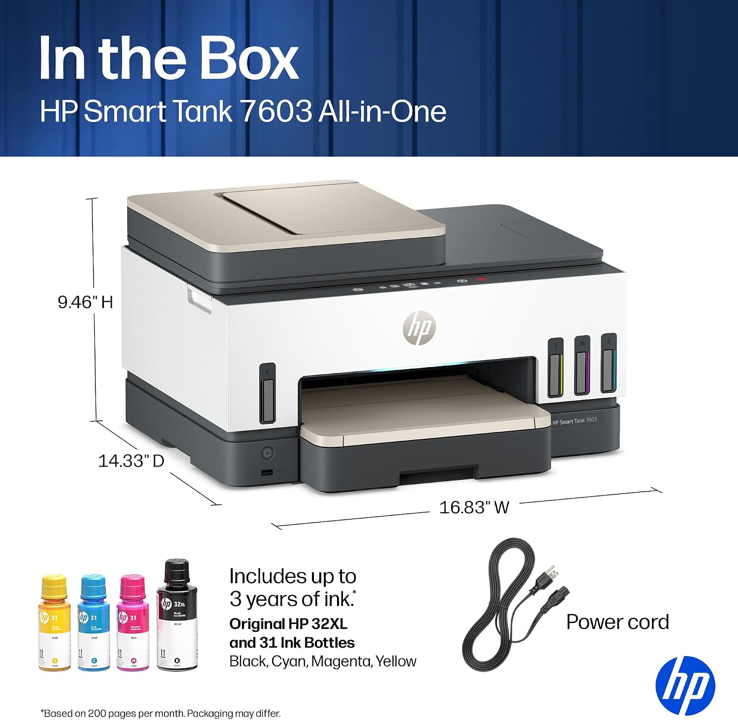 Detalle 1 de HP Smart Tank 7603 All-in-One Printer
