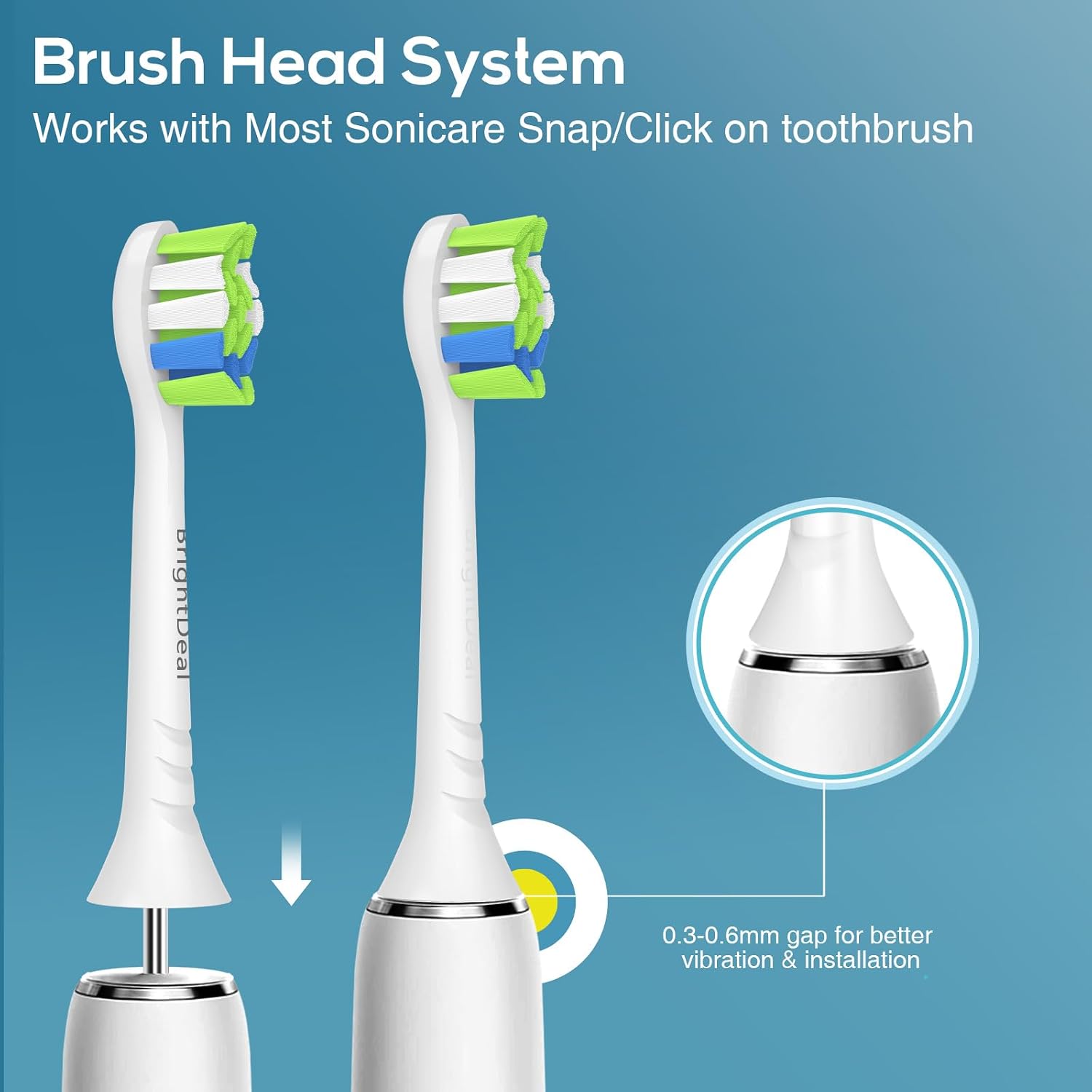 Thumbnail 5 de BrightDeal Cabezales Philips Sonicare 8 piezas