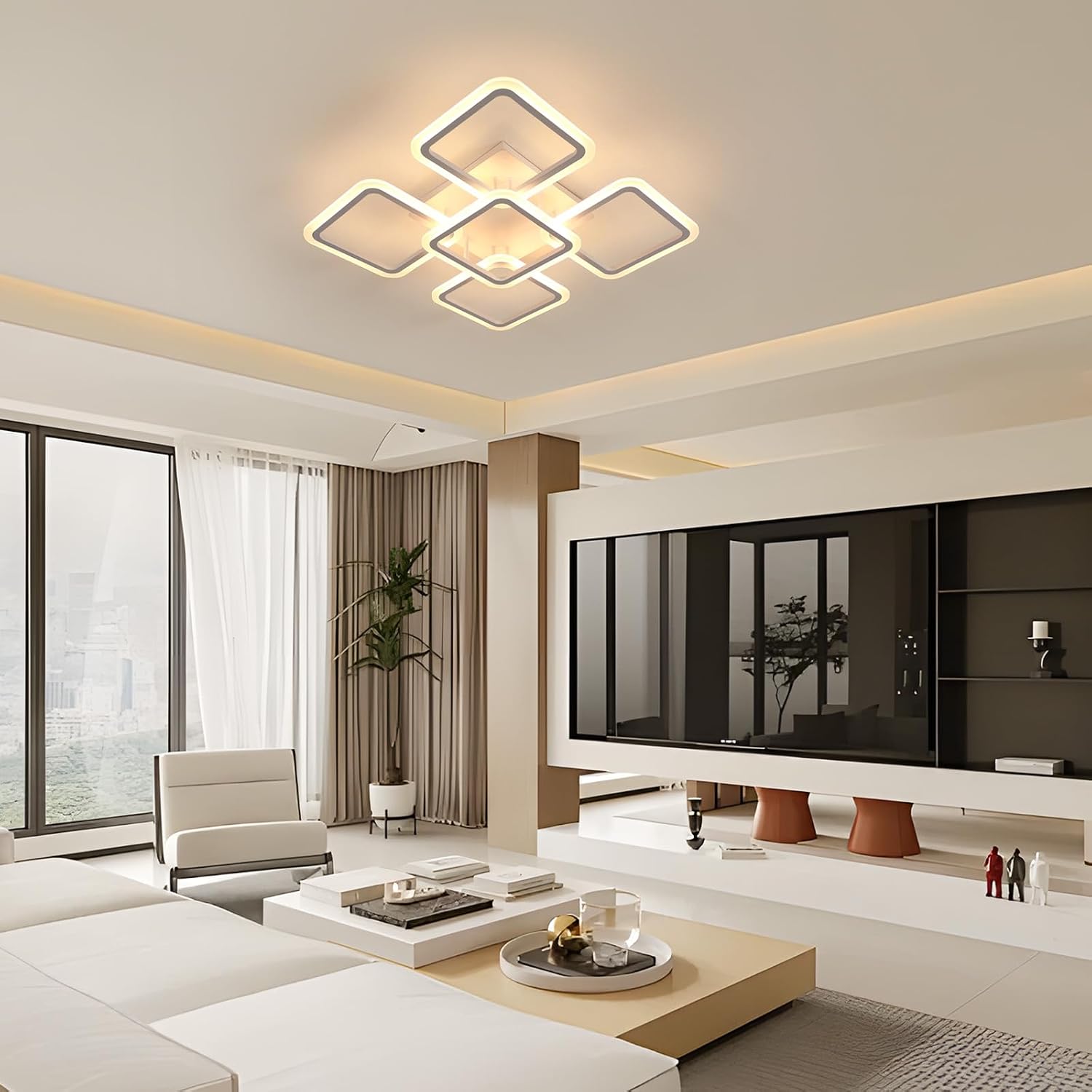 Detalle 2 de Comely plafoniera LED dimmerabile 57W