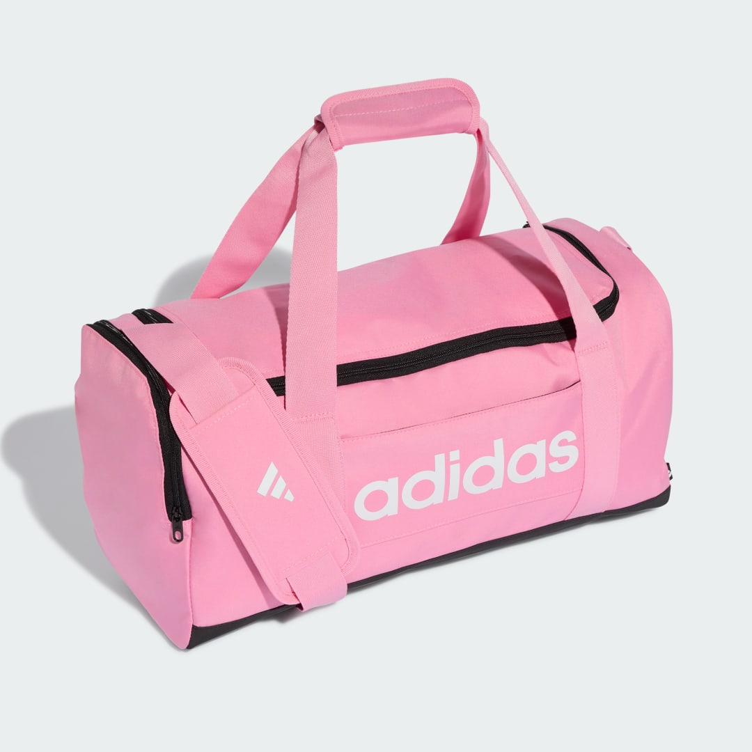 Thumbnail 2 de Bolsa de deporte pequeña Linear de Adidas (rosa) para entrenos y viaje corto
