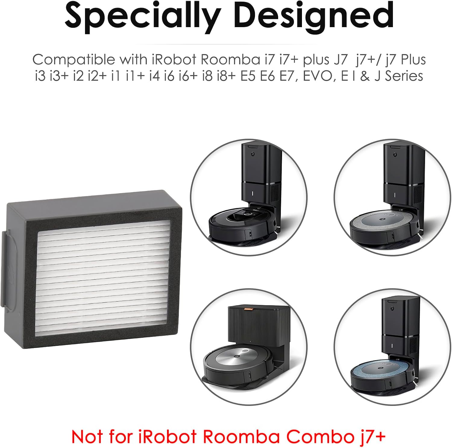 Thumbnail 1 de Filtro HEPA compatible con iRobot Roomba i7 y J7 🧹