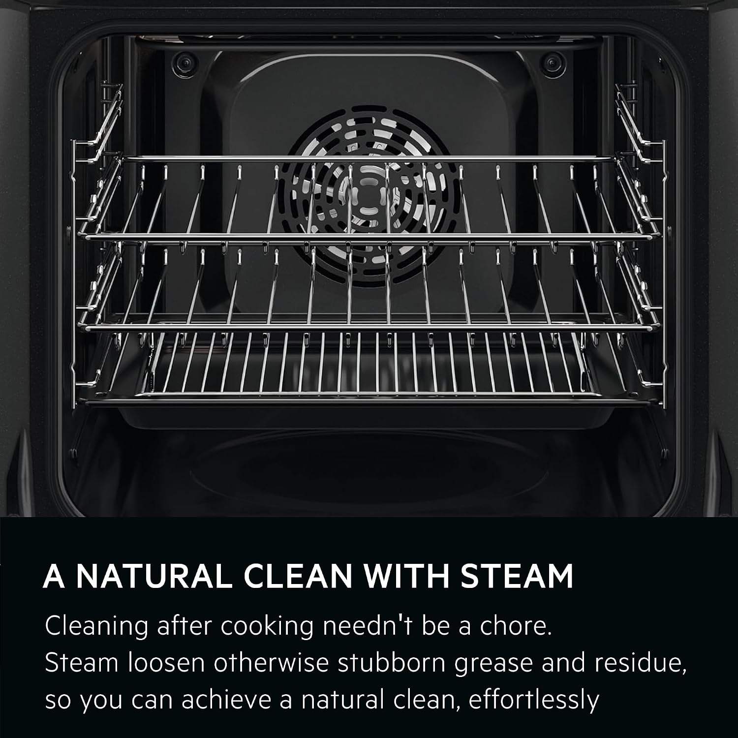 Detalle 2 de AEG BSX23101XM 65L built‑in oven with Aqua Clean 🍽
