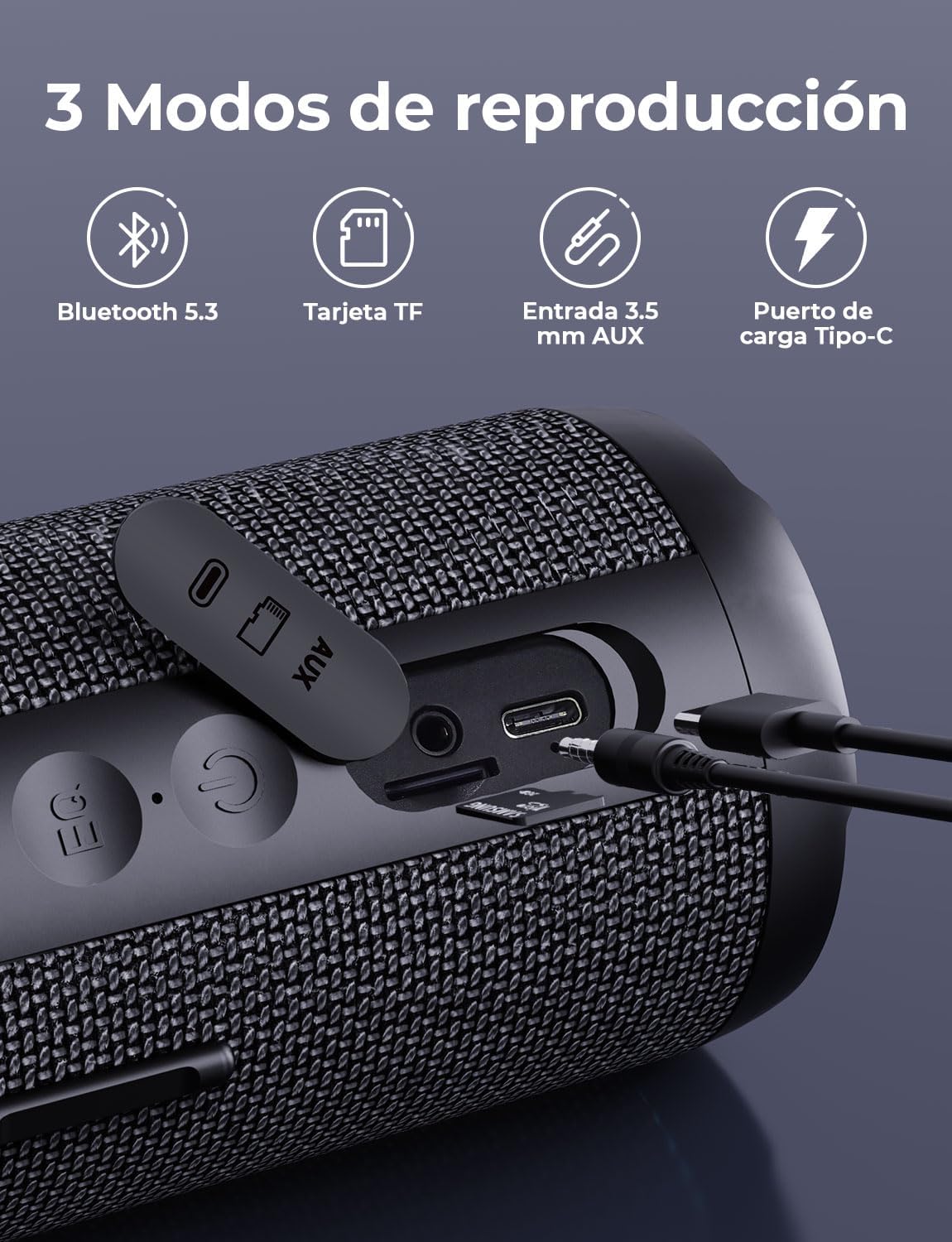 Thumbnail 6 de RIENOK Altavoz Bluetooth 40W 30H