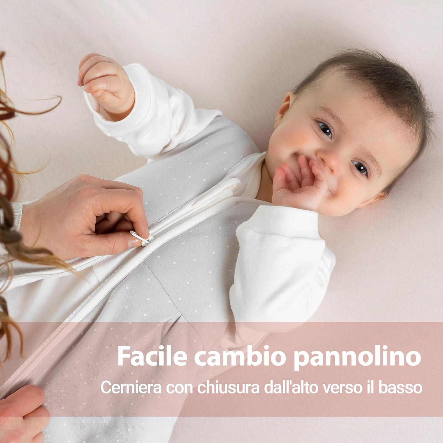 Thumbnail 2 de LaLoona Sacco nanna senza maniche 3 TOG: sollievo e calore per neonato, 0–6 mesi