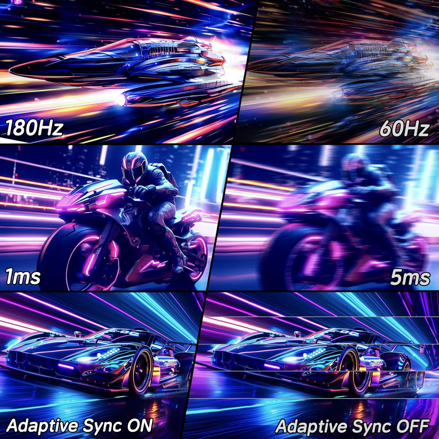 Thumbnail 3 de KOORUI 34E6UC 34-inch curved ultrawide gaming monitor (WQHD, 180Hz, HDR400, 1000R)