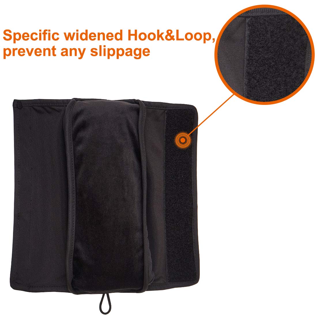 Thumbnail 3 de COOLBEBE Seat Belt Pillow for Kids, Soft Velvet Shoulder Pad, Black