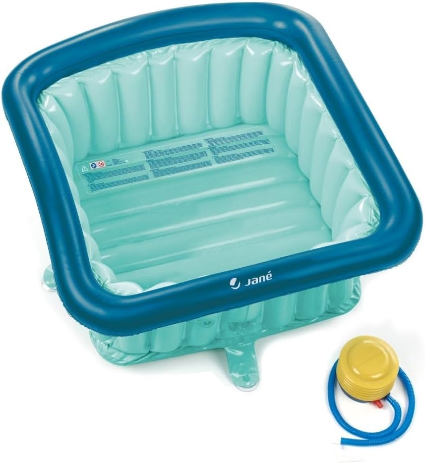 Detalle de Jané Riduttore Doccia Bambino Gonfiabile 60x60 cm — Blu, pompe incluse