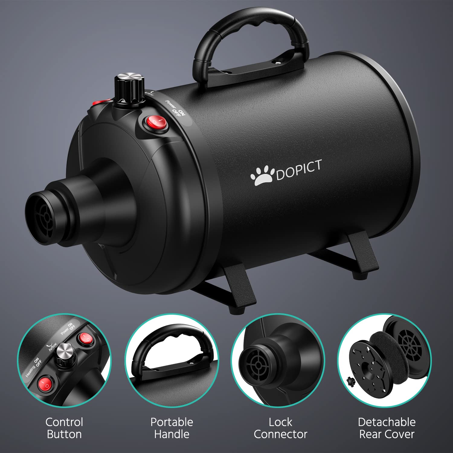 Detalle de Pet Grooming Dryer 3800W