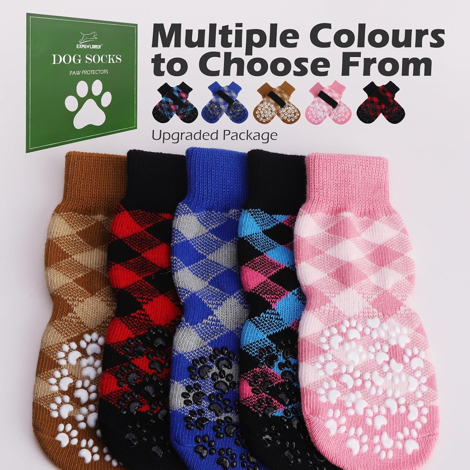 Thumbnail 4 de EXPAWLORER Dog Socks, Size S
