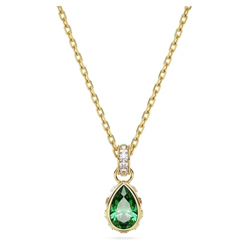 Detalle de Swarovski Stilla pera verde 5 cm 💎