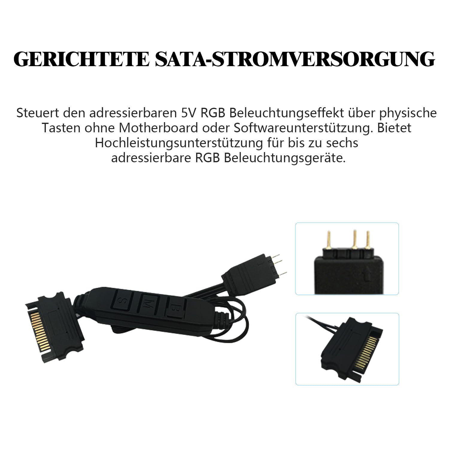 Thumbnail 2 de TR 5V 3PIN A-RGB Regolatore Illuminazione