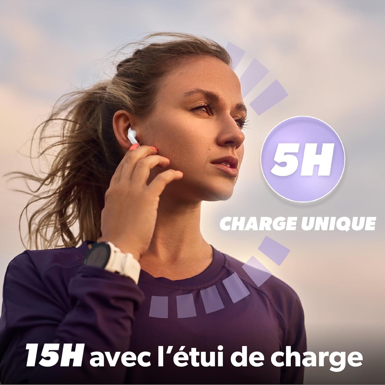 Thumbnail 3 de T'nB Collection Exclusiv’ Flower — écouteurs Bluetooth 5,3 semi intra-auriculaires avec micro intégré