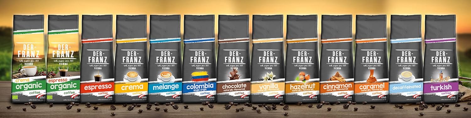 Thumbnail 4 de DER-FRANZ Kaffee mit natürlichem Vanillegeschmack, gemahlen (2 x 500 g)