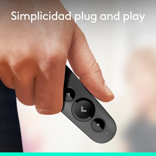Detalle 2 de Logitech R500s: mando de presentación láser de Clase 1 con Bluetooth y USB, 20 m de alcance