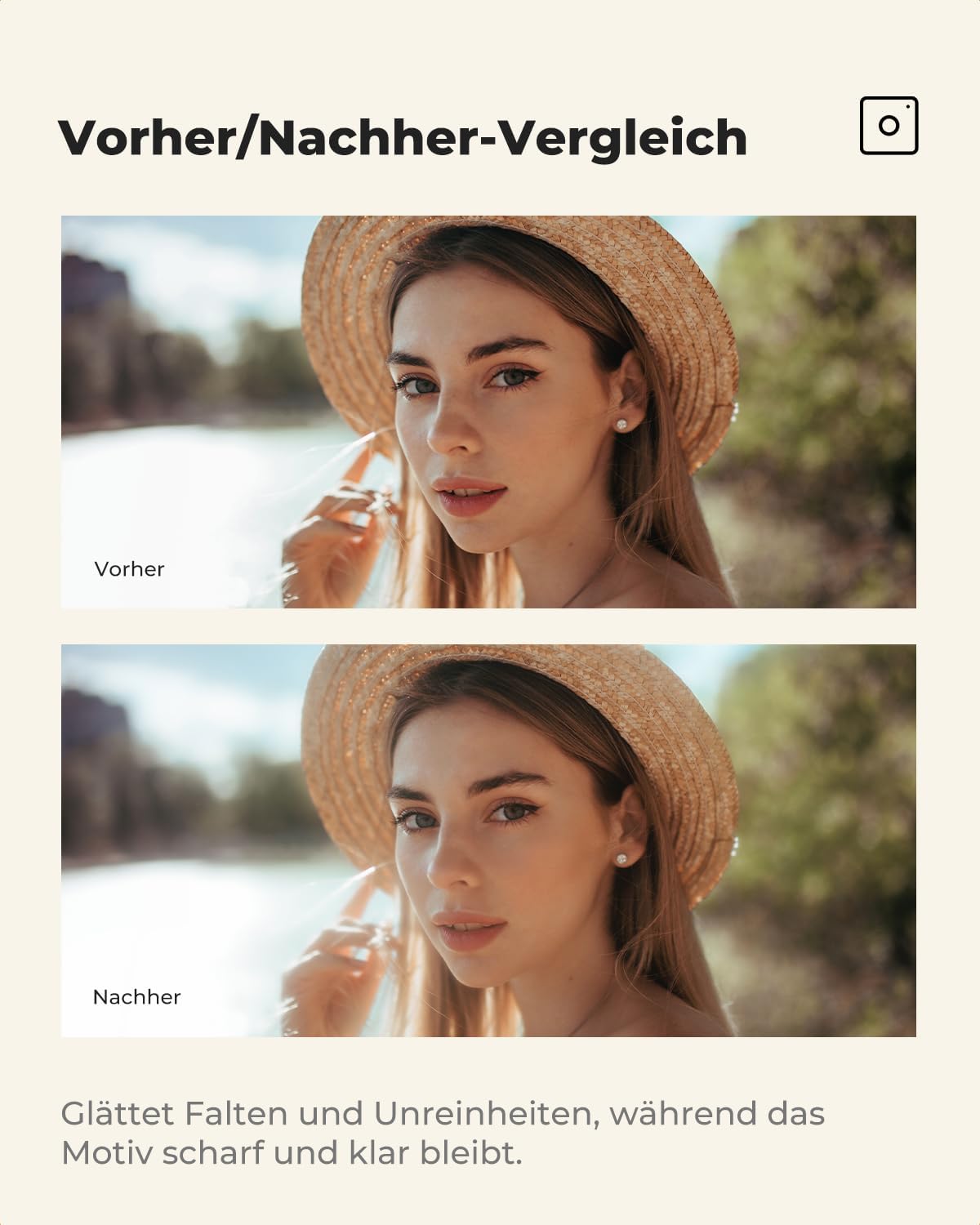 Thumbnail 4 de K&F CONCEPT Black-Mist 1/4 Filter 52 mm – Nano-Xcel, 28-fache Nano-Beschichtung, Filmlook für Porträt und Video