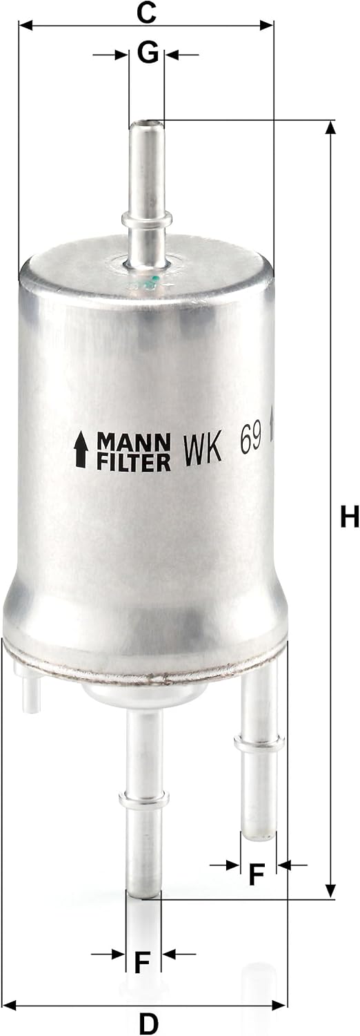 Thumbnail 2 de MANN-FILTER WK 69 filtre à carburant