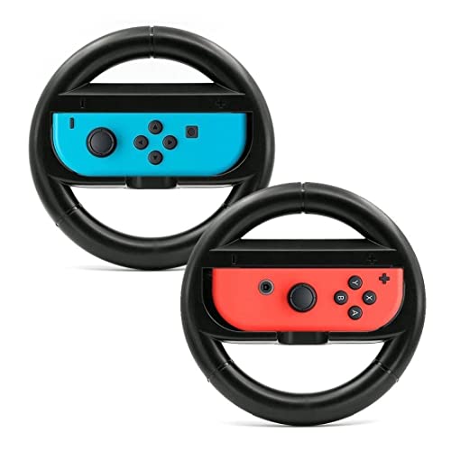 Detalle de Joy-Con-Lenkrad-Paar von Nintendo – kabellose Lenkradsteuerung für die Nintendo Switch