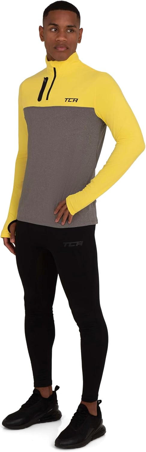 Detalle 1 de Long sleeve running top 1/4 zip