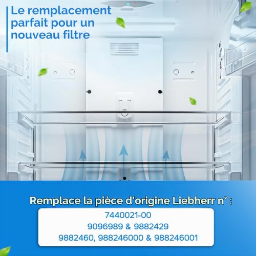 Detalle 2 de 1E filtres à charbon actif pour réfrigérateur