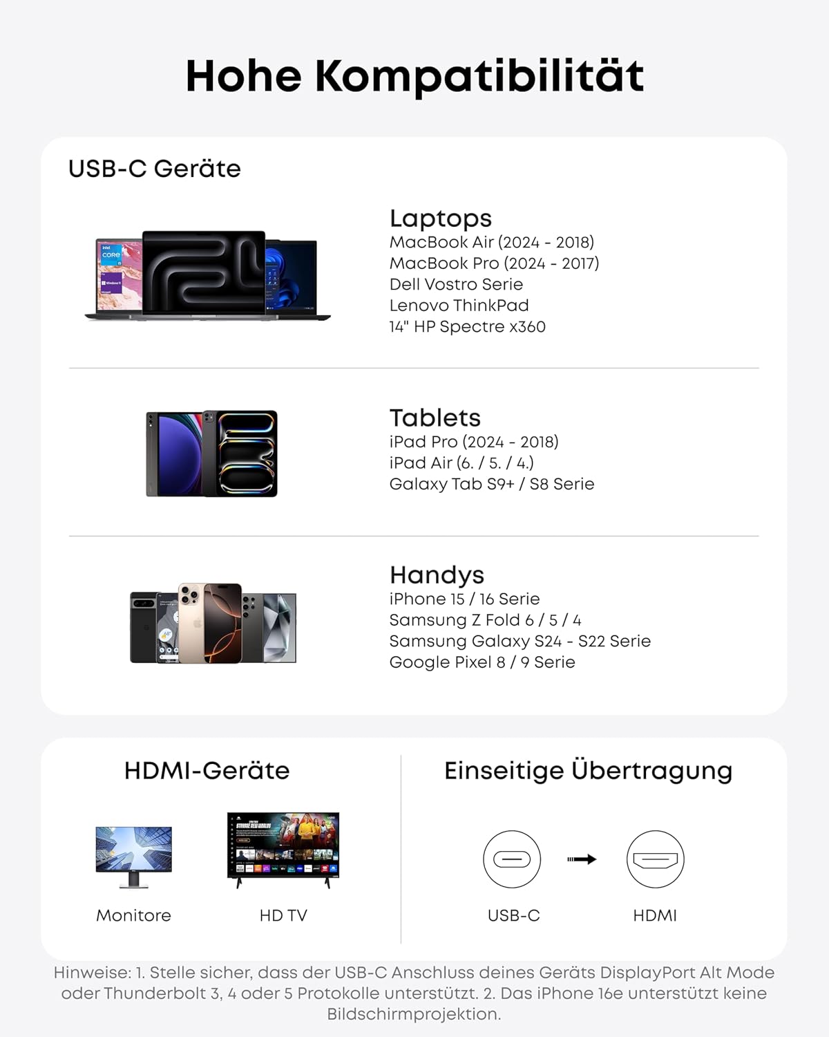 Thumbnail 6 de Anker HDMI-Kabel 4K@60Hz HDR 180 cm
