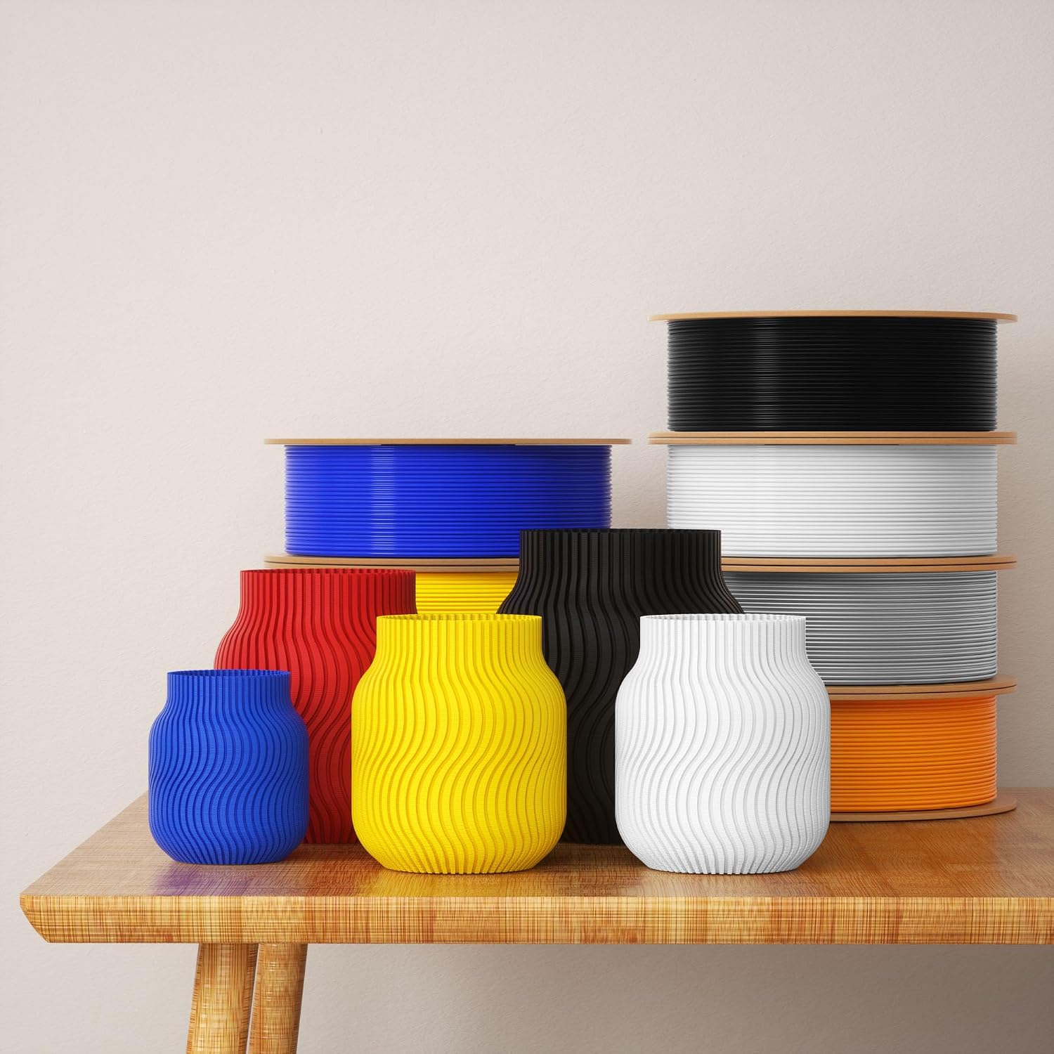 Thumbnail 6 de ELEGOO Rapid PETG Filament 1,75 mm Weiß – 1 kg, Hochgeschwindigkeits-Option für die meisten 3D-Drucker