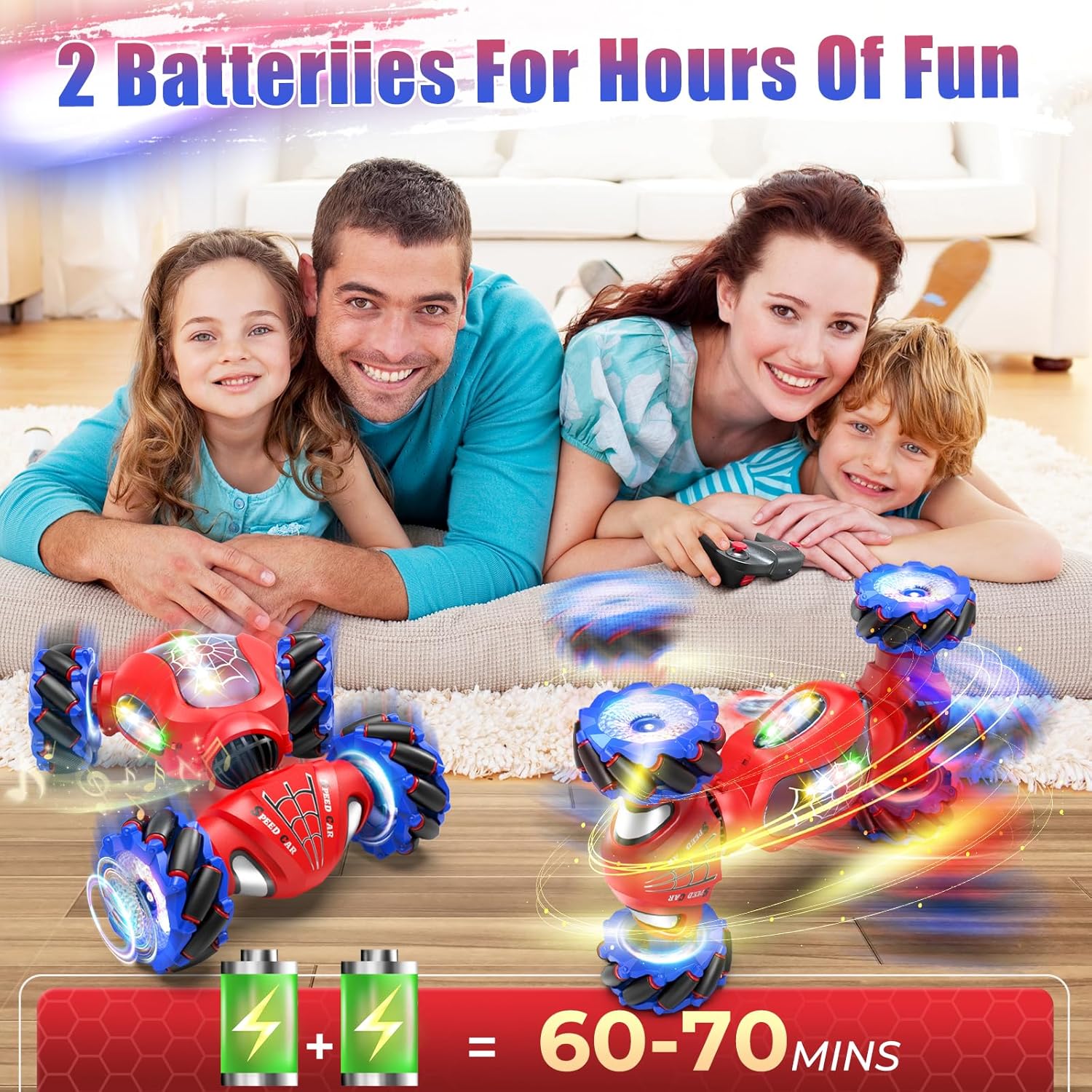 Thumbnail 5 de Fosgoit Spider RC Car 2.4 GHz for Kids