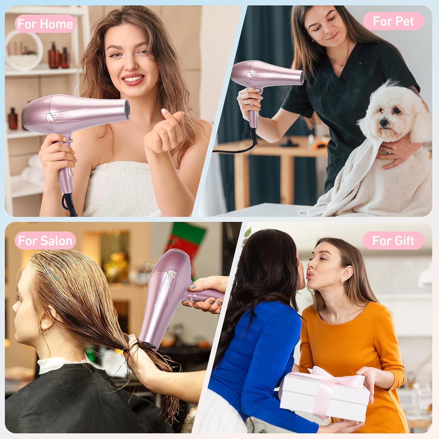 Thumbnail 6 de CONFU Hair Dryer 1875W: Professional Ionic Salon Dryer with Diffuser