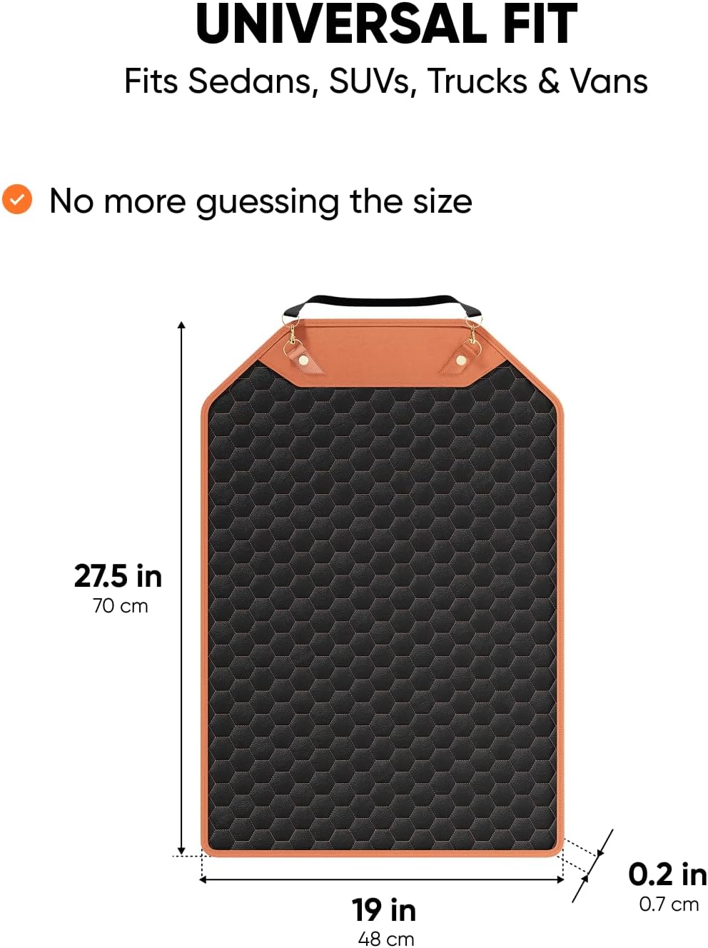 Detalle de Owleys Kick Mat Back Seat Protector