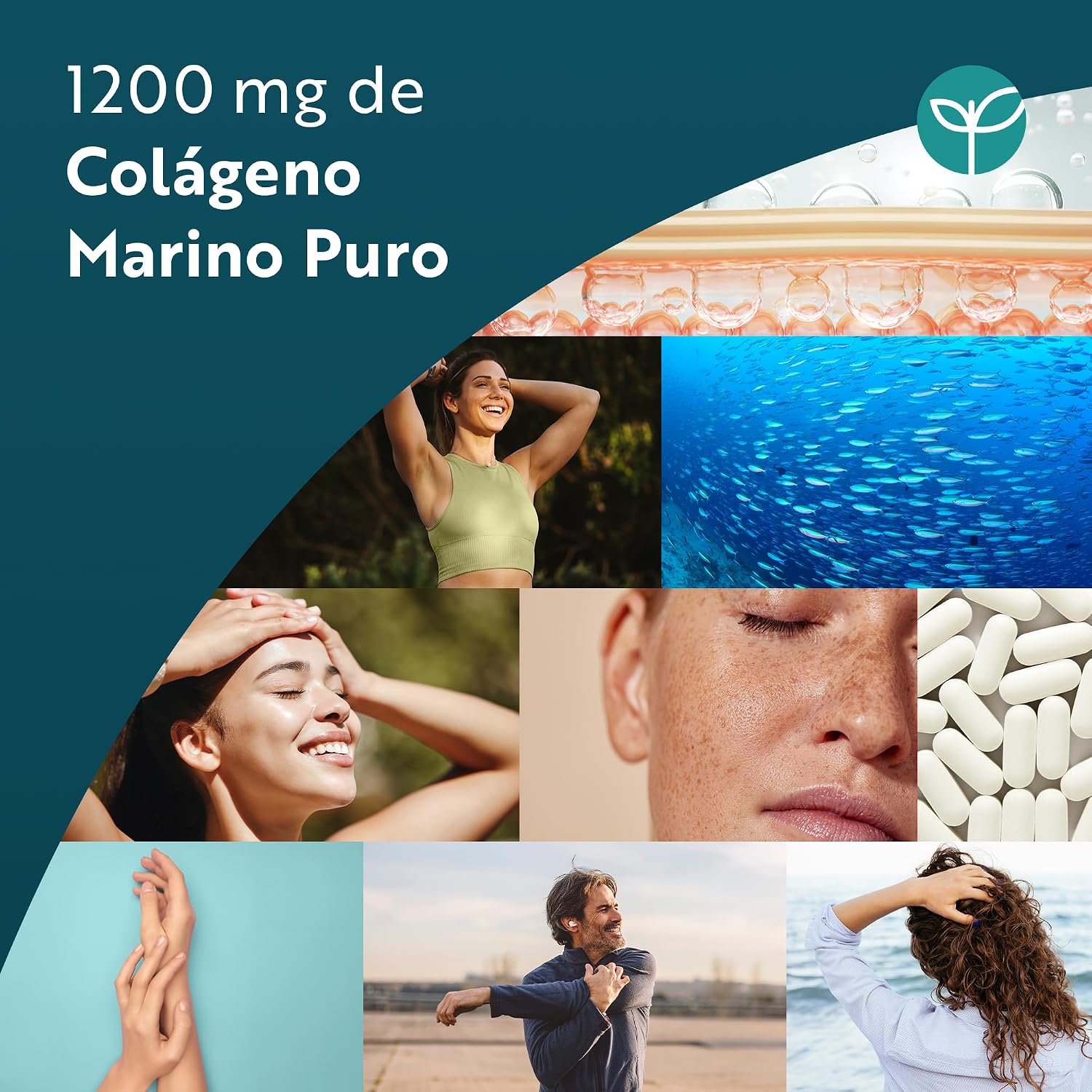 Detalle de Nutravita Colágeno Marino Hidrolizado 1.200 mg