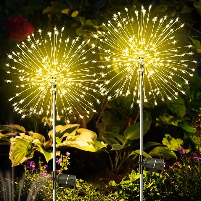 Detalle de A.bigwhale 🔆 Lámpara solar exterior 2 piezas, 120 LED, impermeable