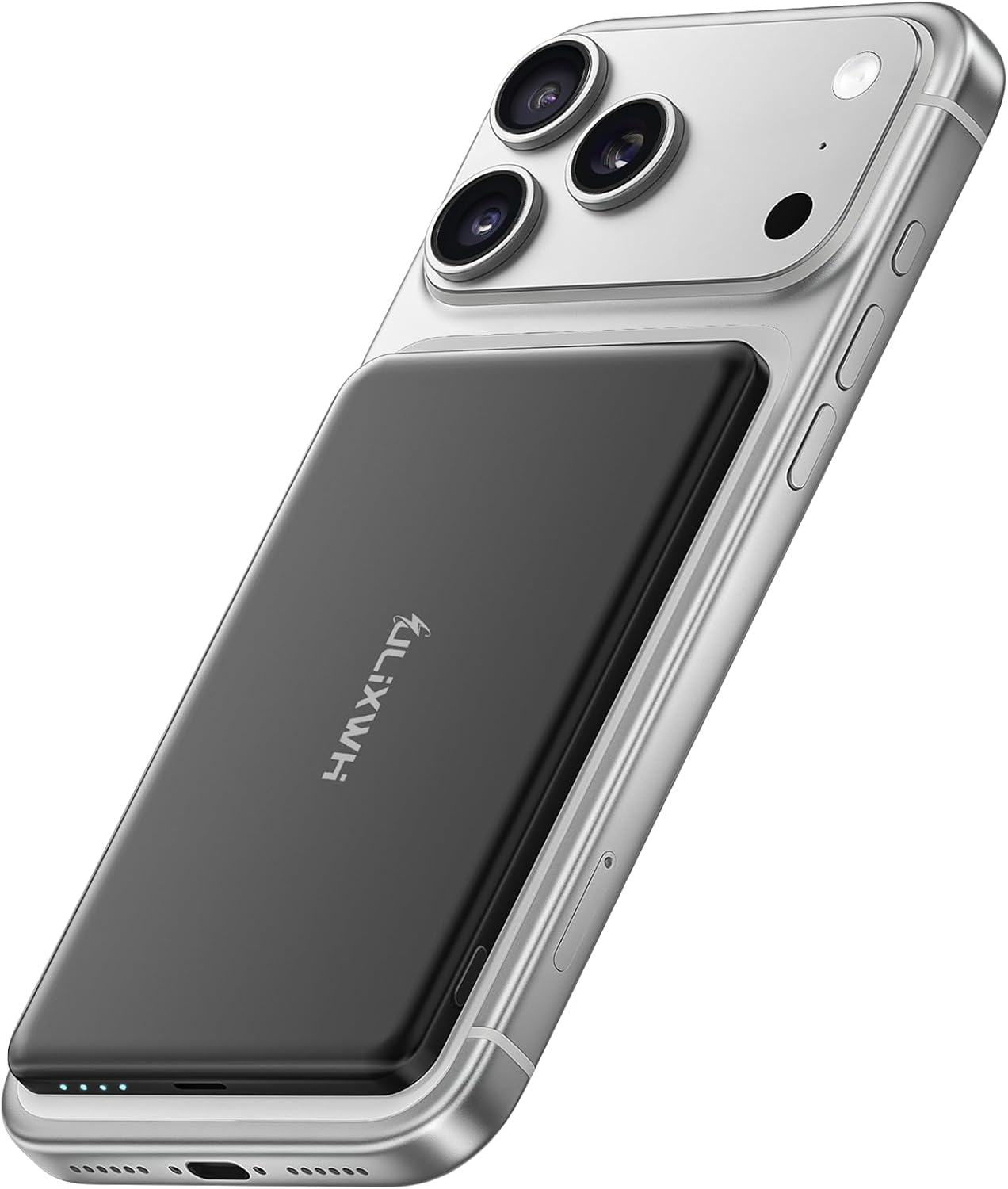 Detalle de ULiXWH MagS-1S Magnetic Wireless Power Bank, 5000mAh, 0.39-Inch Slim