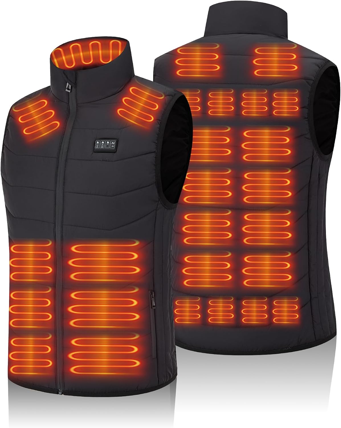 Detalle de Techstuph Heated Vest for Men and Women, 26 Heating Zones, Dual Power
