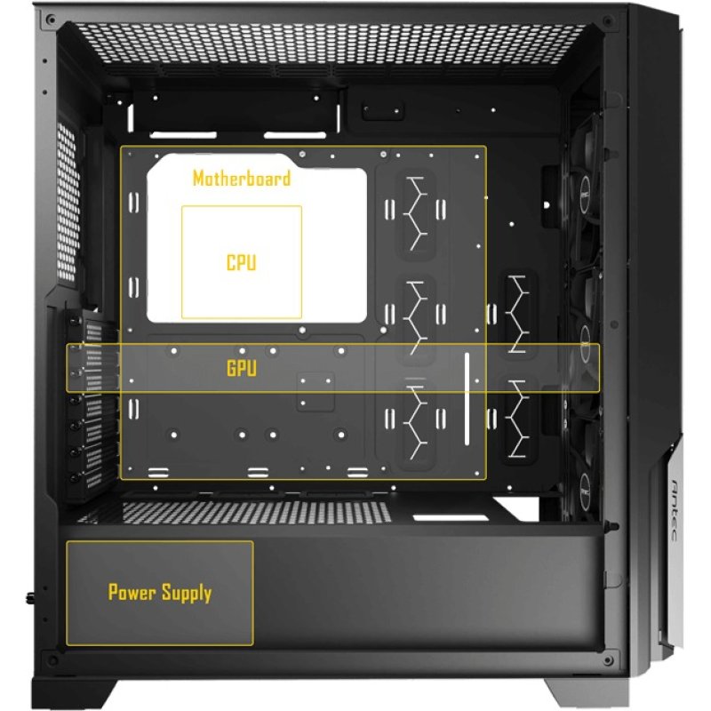 Thumbnail 1 de Antec P20CE Performance E‑ATX Negra con 3 vent.