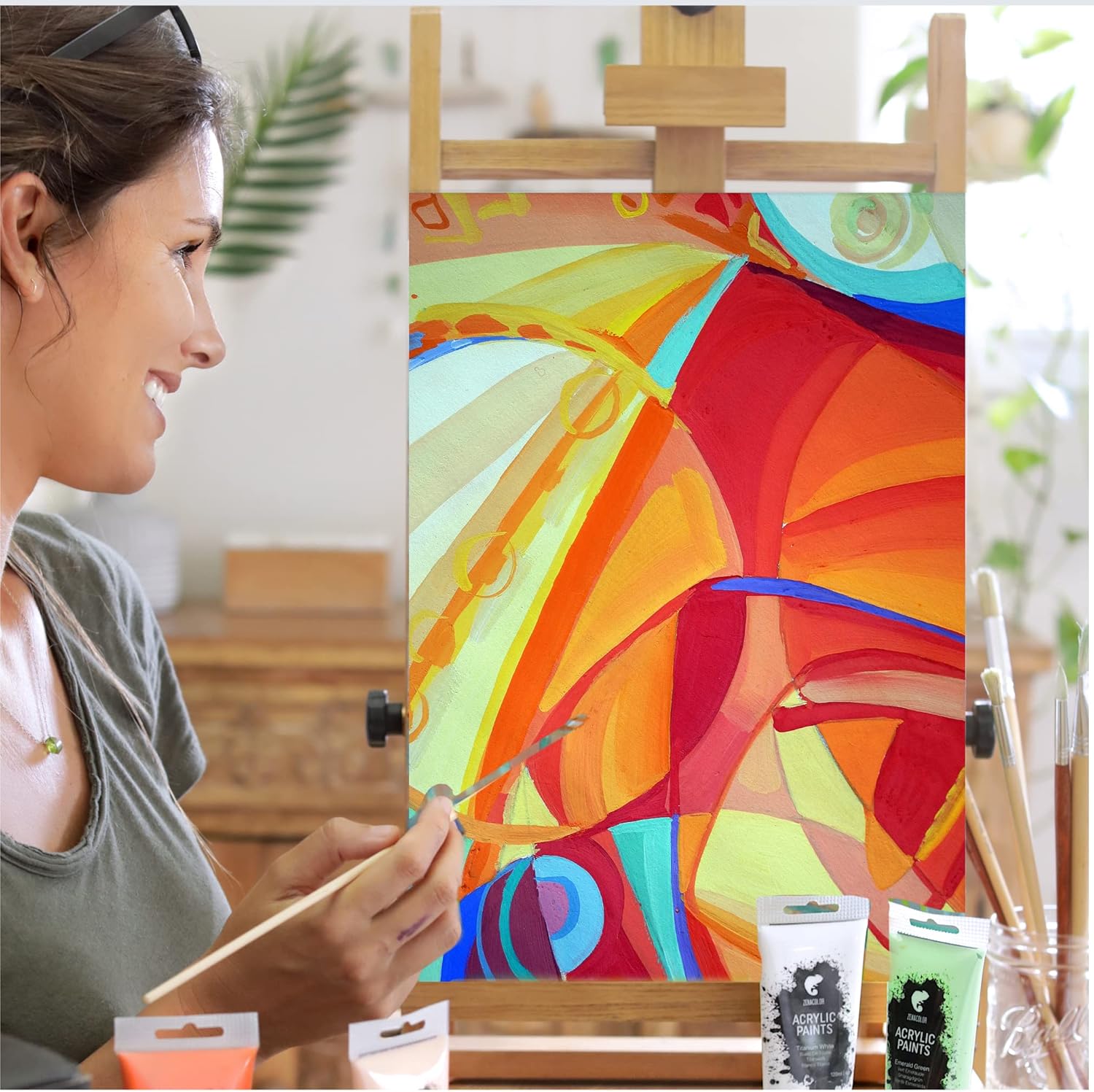 Thumbnail 5 de Zenacolor Peinture acrylique 24 tubes 🎨