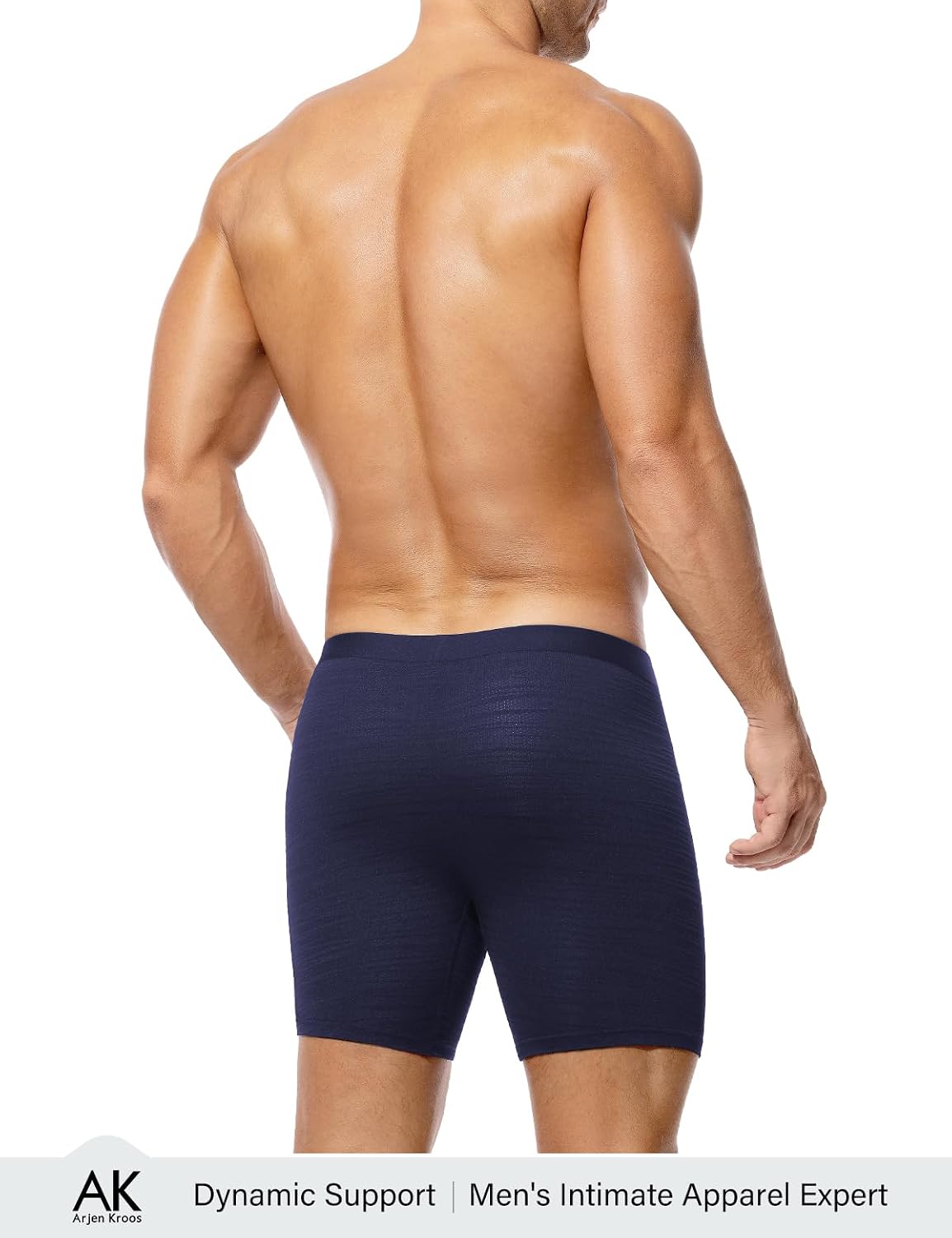 Thumbnail 6 de Arjen Kroos Mens Sexy Boxer Briefs Longer Leg Underwear – Moisture Wicking Trunks (Pack of 3)
