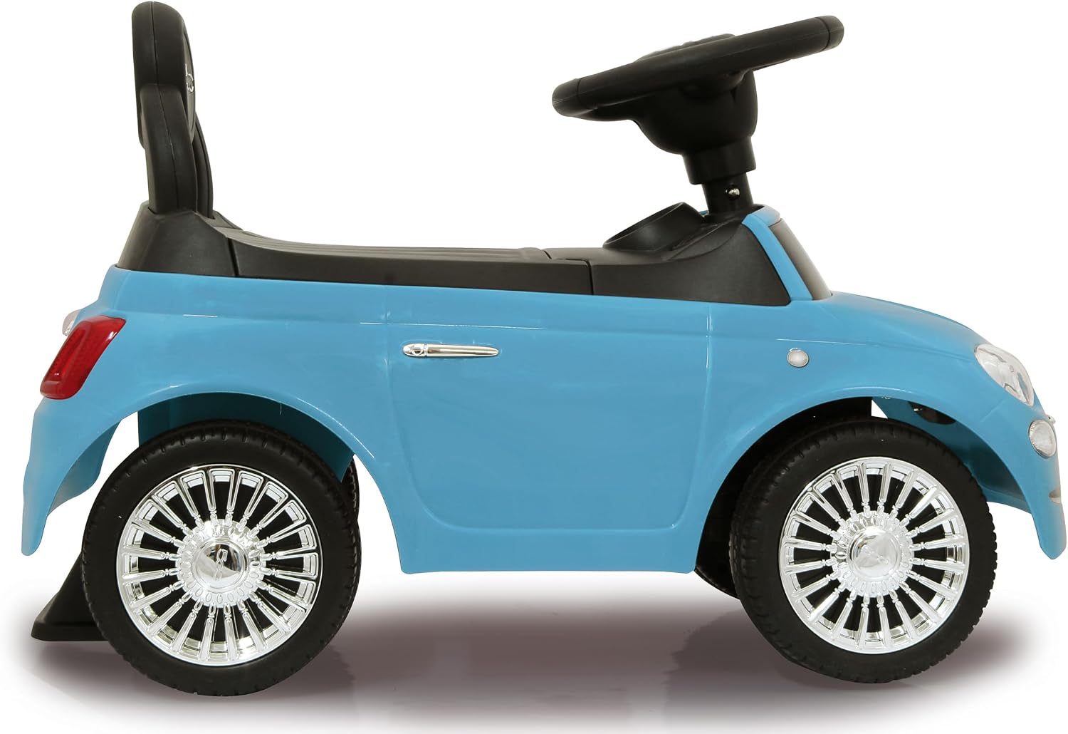Detalle 2 de Jamara 460327 Fiat 500 – niebieski jeździk z bagażnikiem i dźwiękami