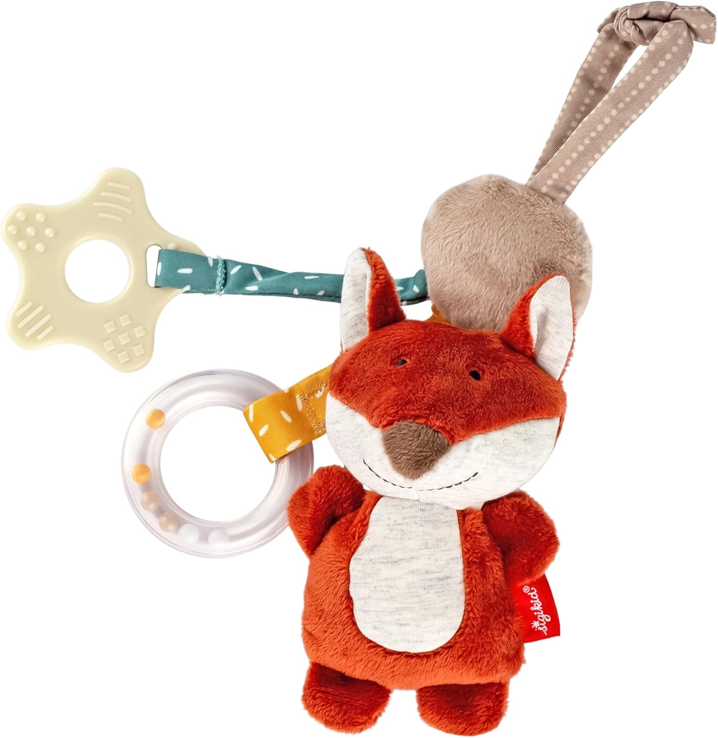Thumbnail 2 de sigikid 43169 Babyaktivspielzeug Anhänger Fuchs in Rot