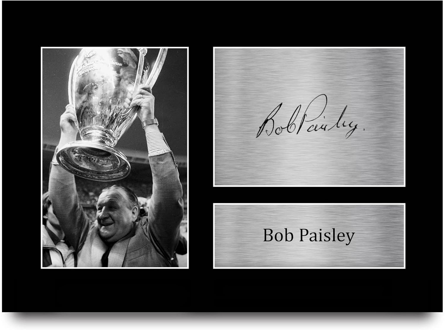 Thumbnail 6 de HWC Trading FR A3 Bob Paisley framed signed autograph picture (330x445mm) for Liverpool fans