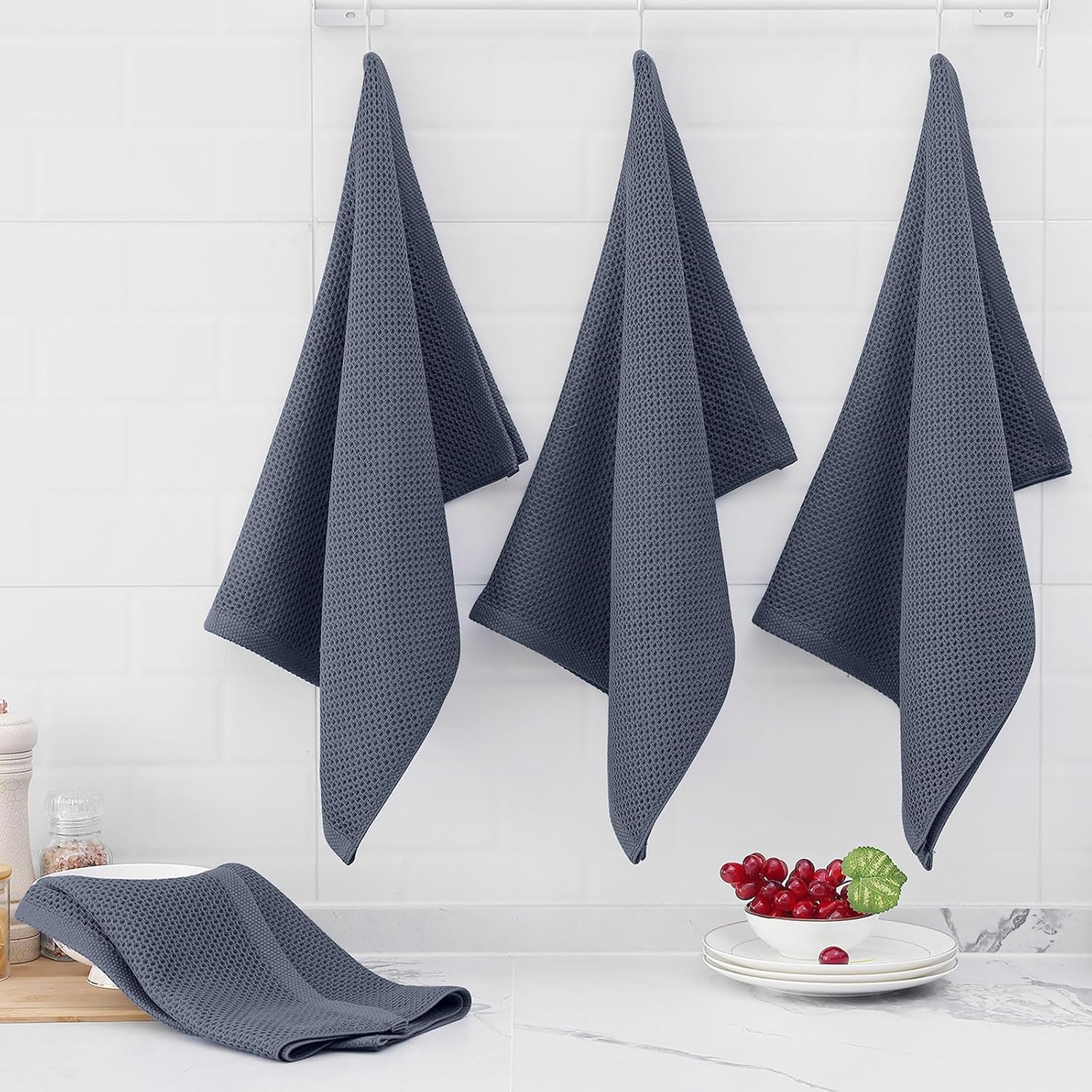 Detalle de Homaxy Kitchen Towels, 100% Cotton