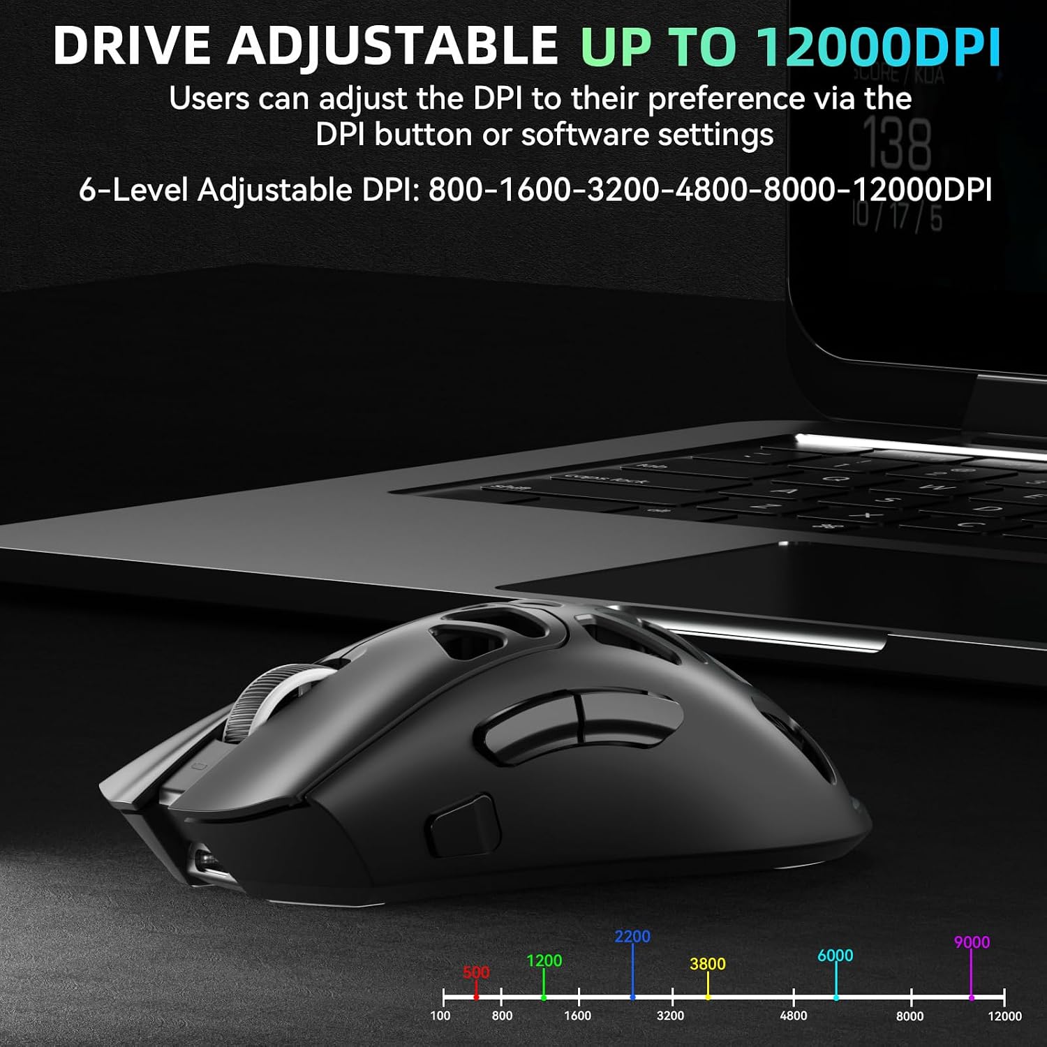 Detalle de Aula SC620 Wireless Gaming Mouse