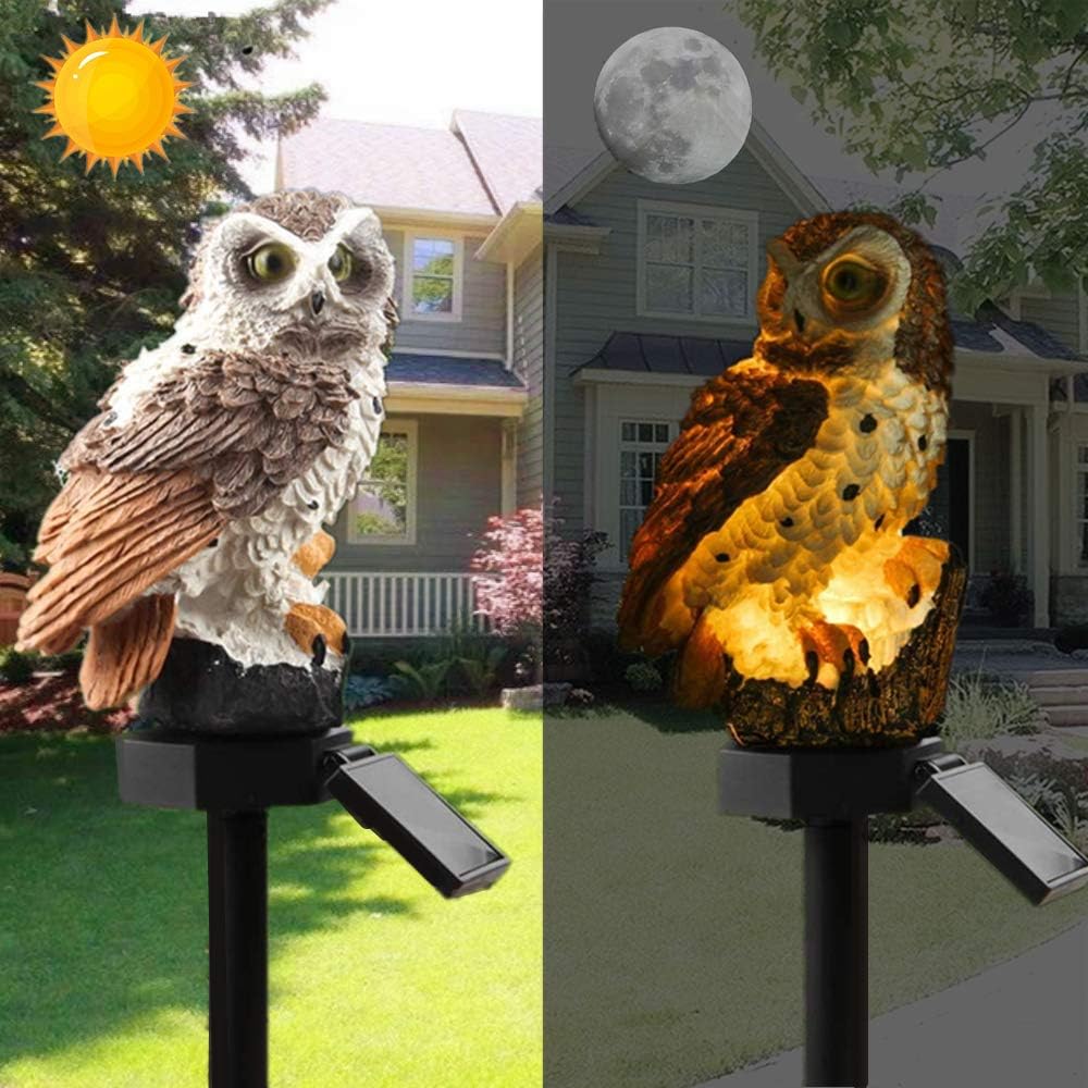 Detalle de Apluskis Owl Solar LED Garden Light 45cm