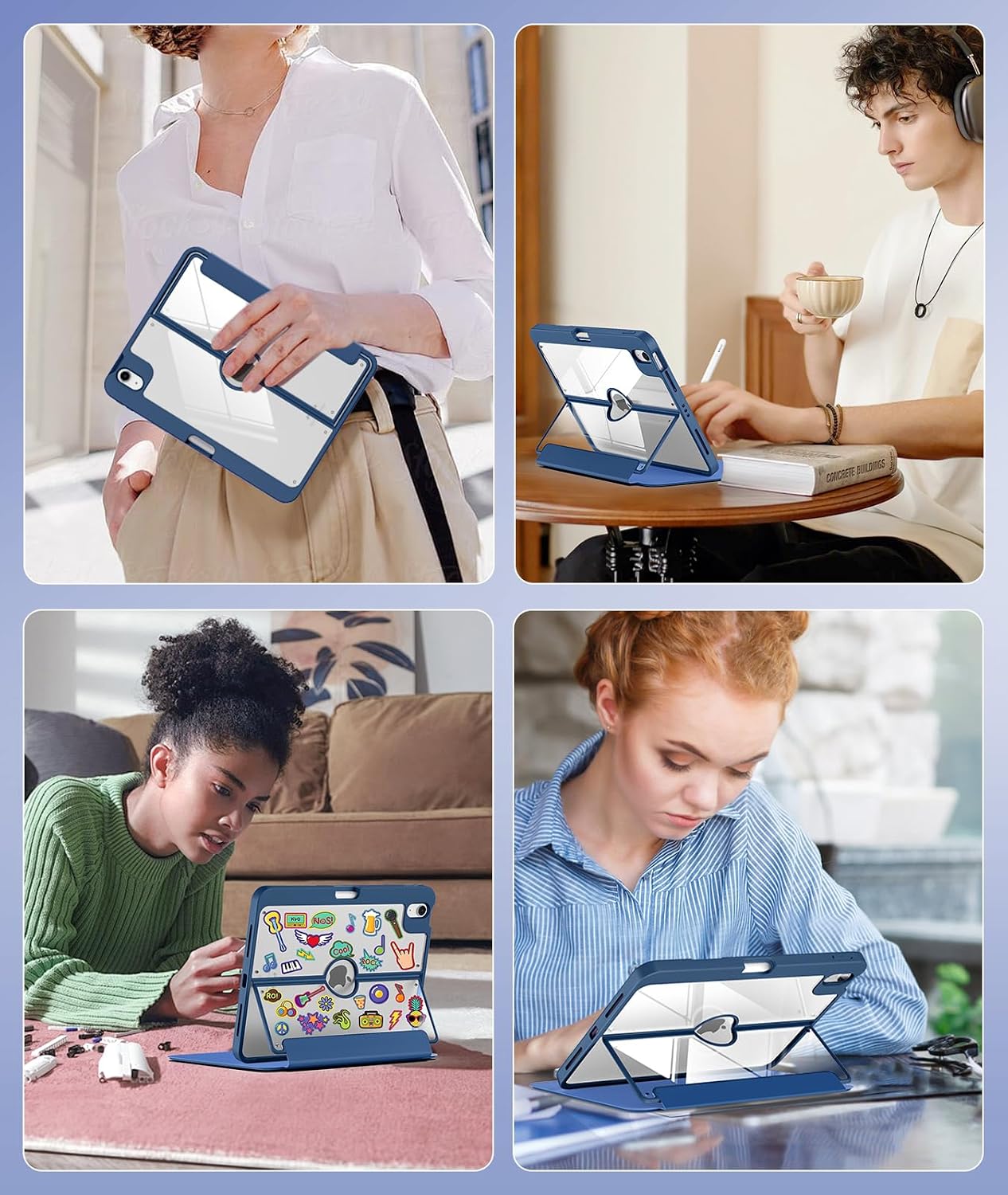 Thumbnail 6 de MoKo P840401433164 iPad Air 13-Inch Case with Screen Protector and Pencil Holder