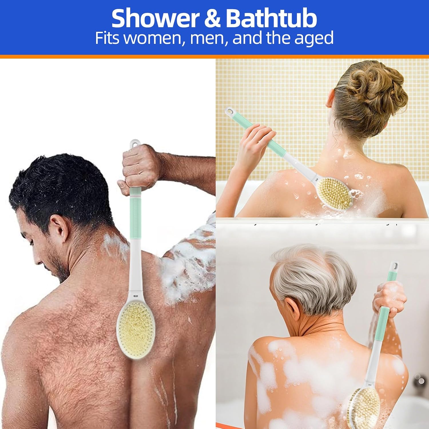 Thumbnail 6 de MOXYOY Back Scrubber 44cm Exfoliating Brush