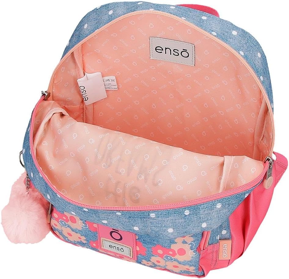 Thumbnail 3 de Enso Little Dreams zaino bimba e ragazza rosa 23x28x10 cm