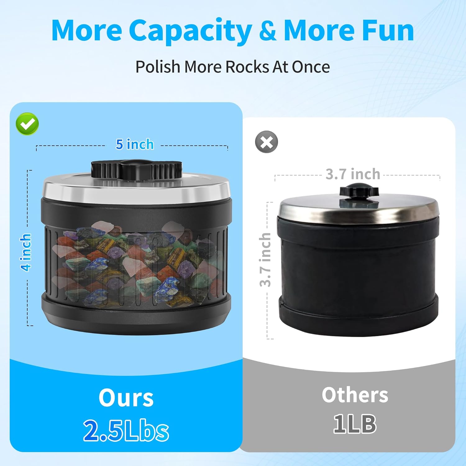 Thumbnail 5 de KomeStone K1 Rock Tumbler 2.5 lb
