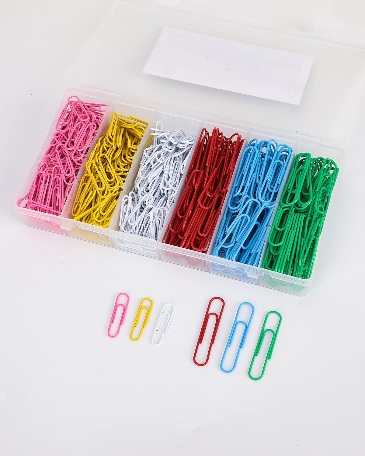Thumbnail 6 de PAPERPAL 540-Count Vinyl-Coated Paper Clips, 2 Sizes, 6 Colors