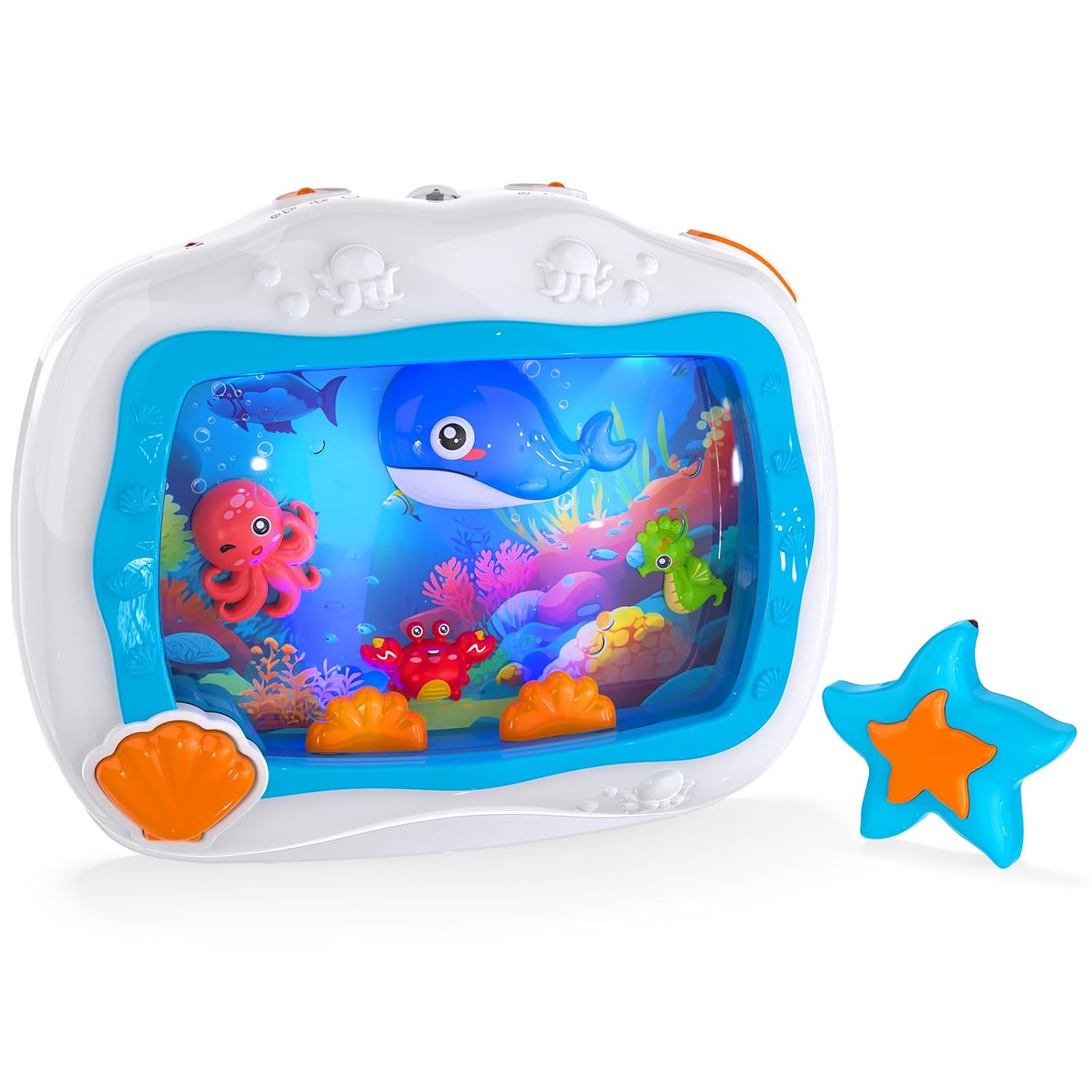 Cheffun CHF-001 Baby Sleep Soother with Moving Sea Animals, Light & Sound