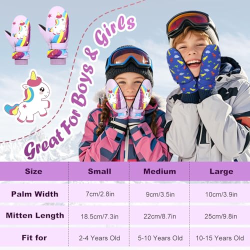 Thumbnail 4 de Rhino Valley Gants de Ski Enfants Moufles Imperméables
